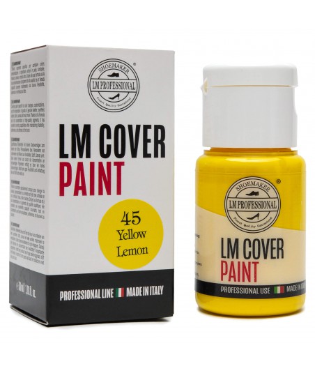 LM Professional Cover Pain - Farba do customizacji sneakersów 45. Cytrynowy