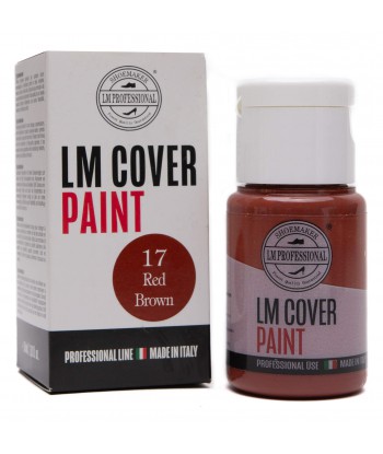 LM Professional Cover Paint - Farba do customizacji sneakersów 17. Czerwony Brąz