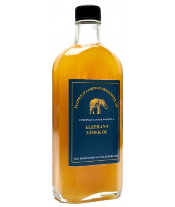 Lederzentrum Elephant Leder Oil 250ml - Naturalny Olej do Pielęgnacji Skór Gładkich